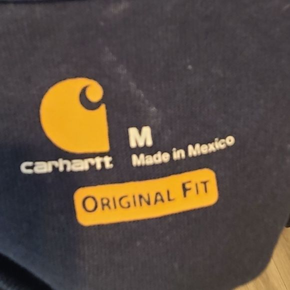Navy Blue Carhartt Tee sz Medium - Picture 10 of 10